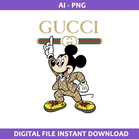 gucci mickey mouse logo|gucci mickey mouse logo png.